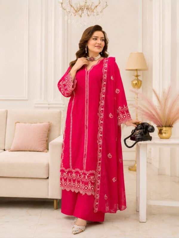 Luxury Embroidered 3 Piece